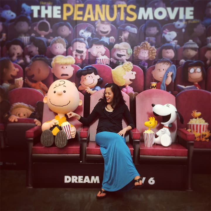 Jasmine Katatikarn on set at Blue Sky Studios during The Peanuts Movie