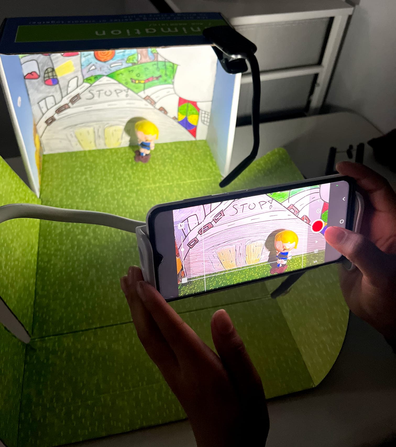 Student stop motion animation work